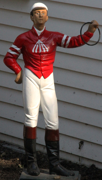 Saratoga Race Course jockey statue