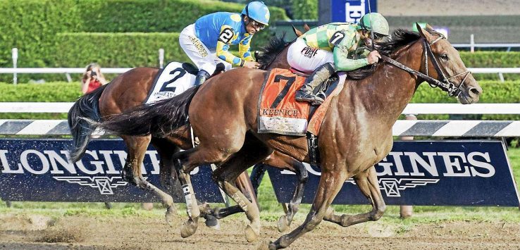 keen ice passing american pharoah at 2015 travers