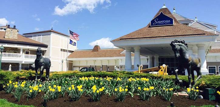 the outside of the Saratoga Casino Hotel