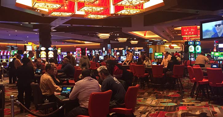 the gaming floor at rivers casino