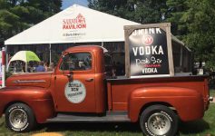 truck in front of Saratoga pavilion