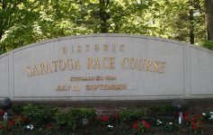 race course sign