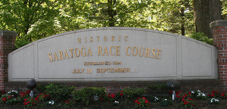 race course sign